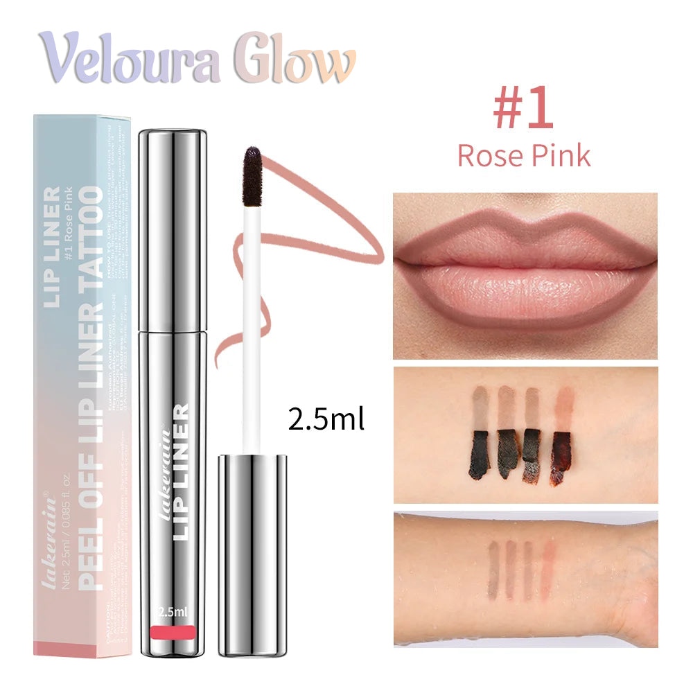 Peel & Glow Lip Stain – Natural Look, Waterproof, All-Day Wear