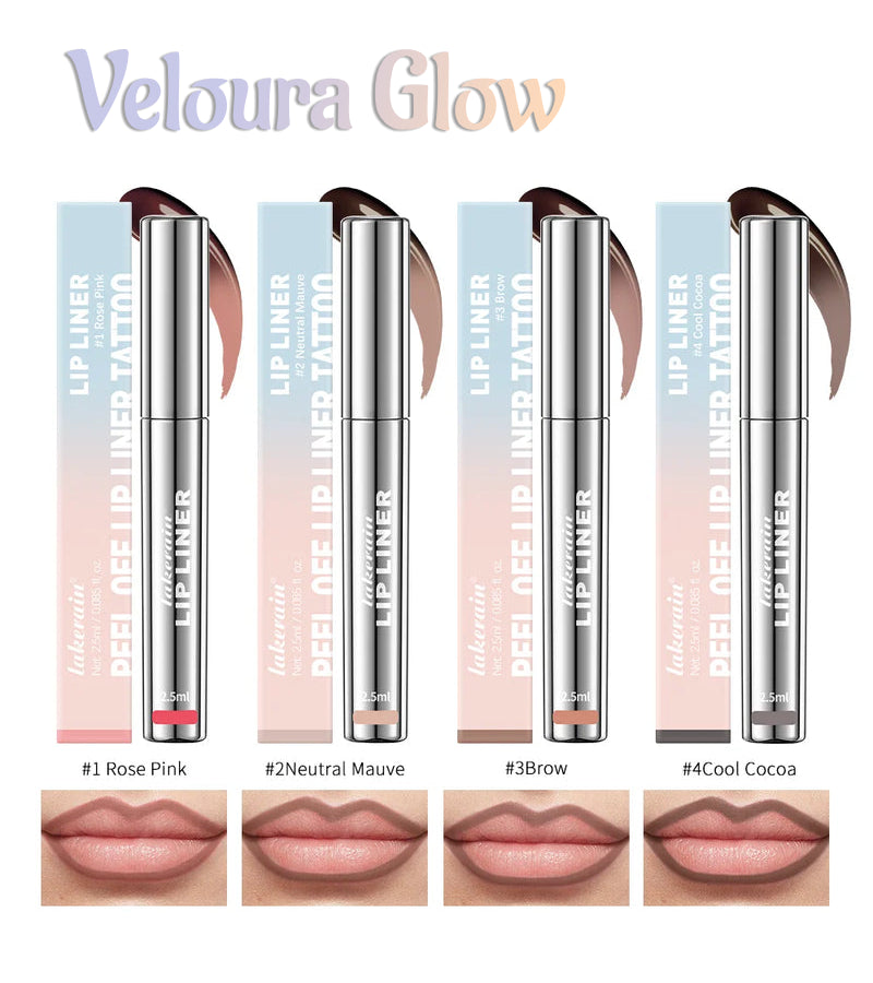 Peel & Glow Lip Stain – Natural Look, Waterproof, All-Day Wear
