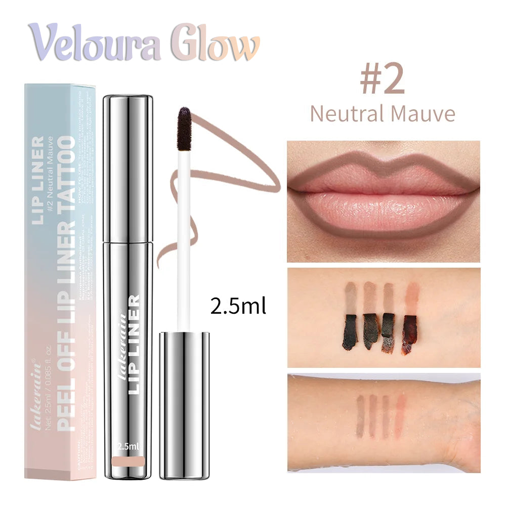 Peel & Glow Lip Stain – Natural Look, Waterproof, All-Day Wear